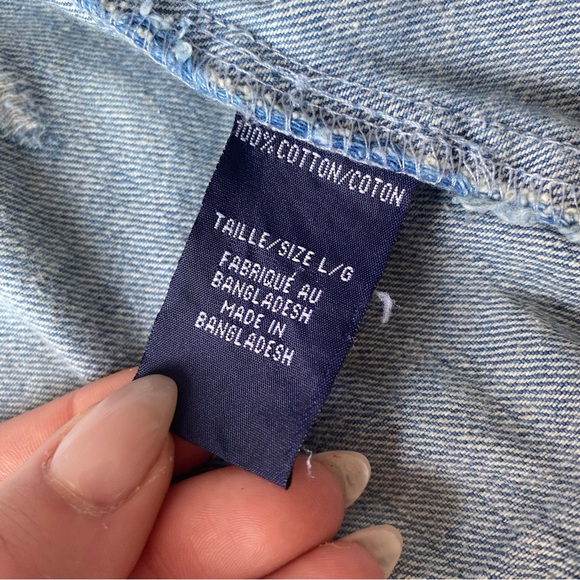 Blue Jean Jacket with Fitted Silhouette - Picture 7 of 7